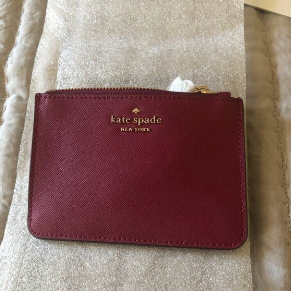 Kate Spade Laurel Way pink wallet key holder change purse NWT - Picture 2 of 8